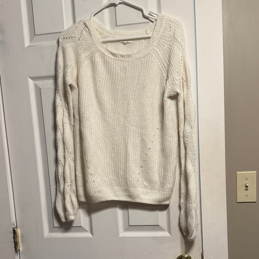 Maurices Cream Knit Sweater